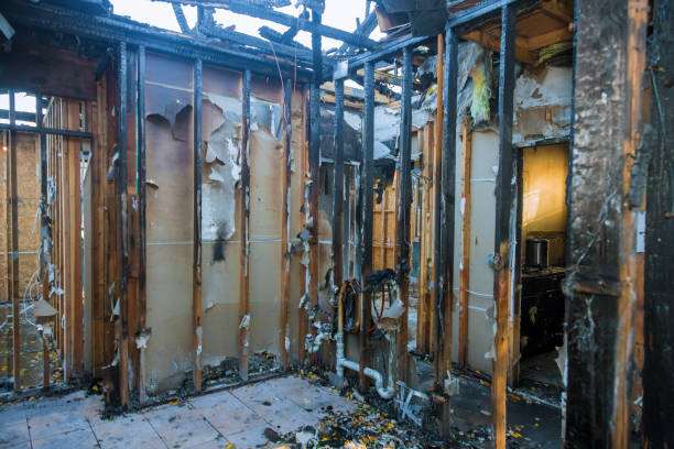 Professional Fire Damage Repair technician working in Monongahela, PA